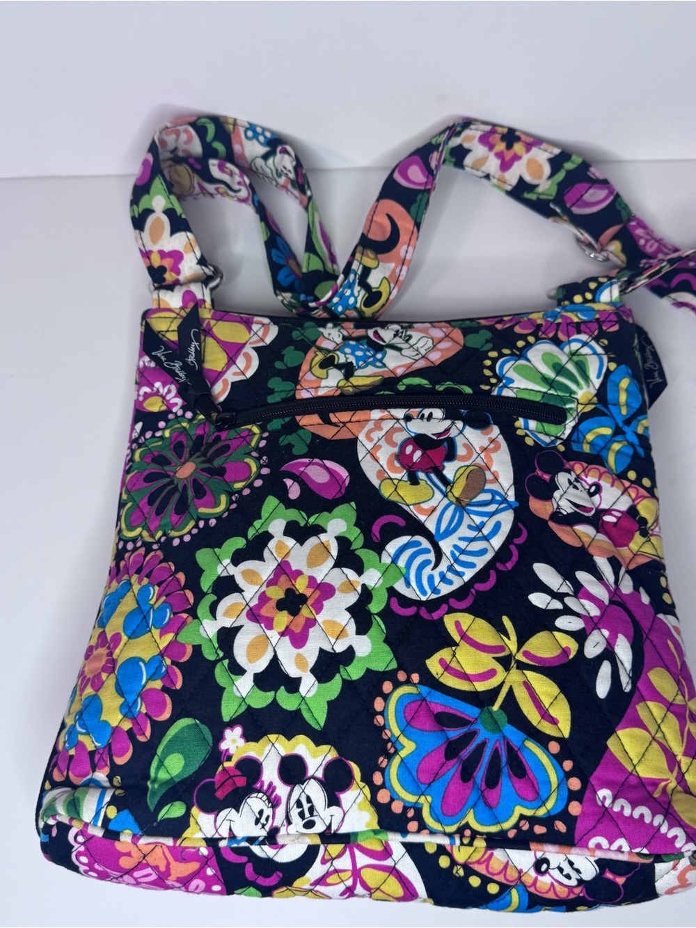 Vera Bradley Mickey & Minnie Mouse Disney Parks Midnight Hipster Crossbody Bag